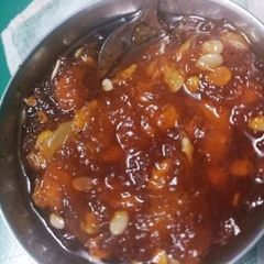 A picture of Pumpkin Halwa-Diwali special.