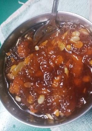 A picture of Pumpkin Halwa-Diwali special.