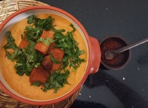 Una foto de Crema de Garbanzos