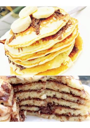 صورة لوصفة بان كيك 😋