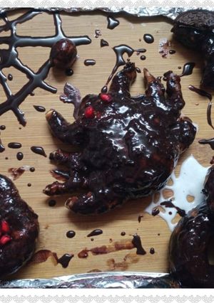A picture of Halloween Sweets (Donuts).
