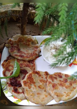 सिघाड़े और केले का पैनकेक (singhare aur kela ka pancake recipe in Hindi) रेसिपी मुख्य फोटो