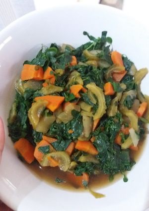 Foto resep Sayur daun kelor kuah kuning