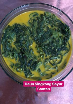Foto resep Daun Singkong Sayur Santan