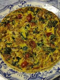 Una foto de Tortilla de verduras al horno