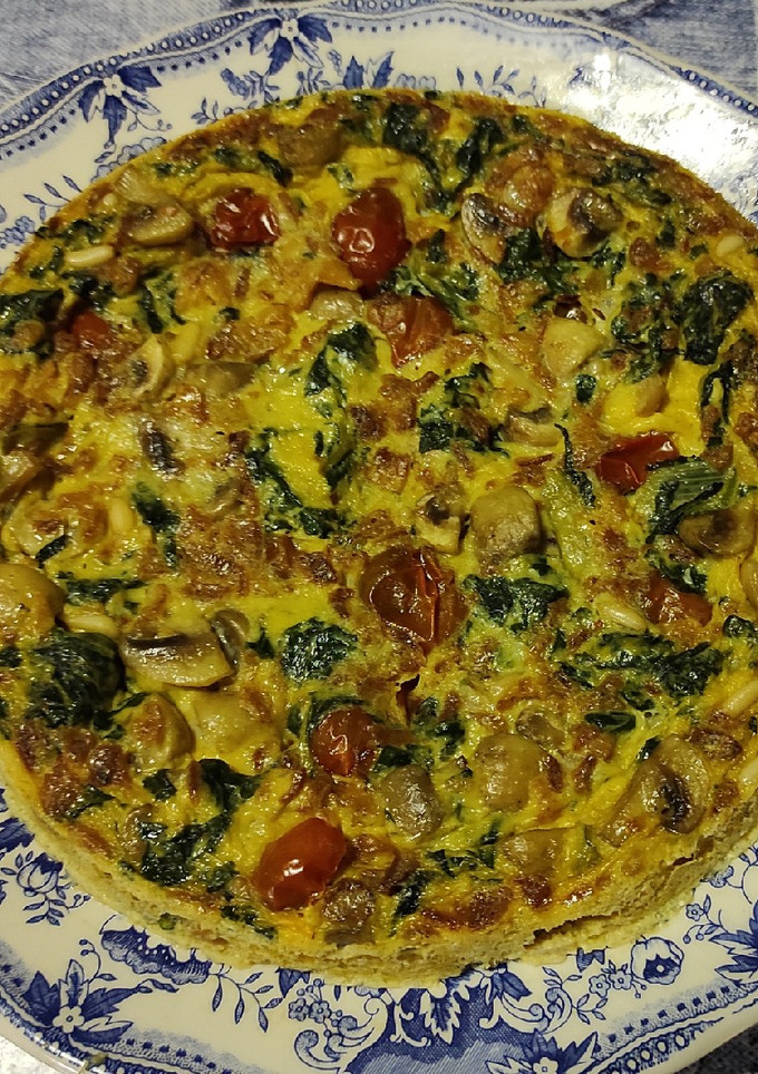 Una foto de Tortilla de verduras al horno