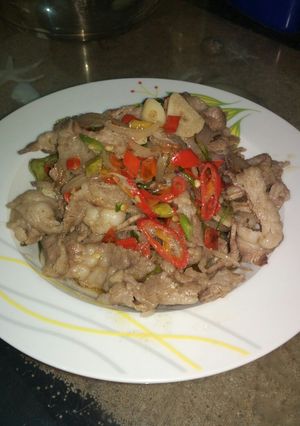 Foto resep Tumis daging slice sederhana