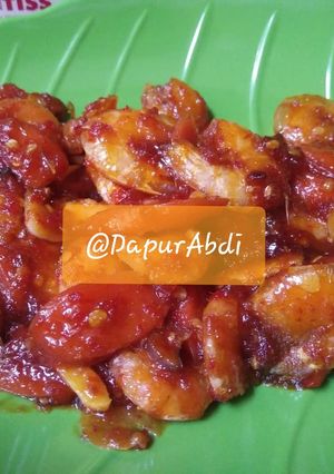Foto resep Udang sosis balado manis