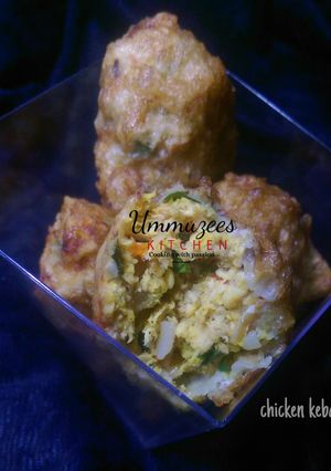 A picture of Chicken kebab.