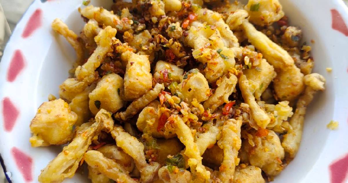 Resep Jamur shimeji & tahu cabe garam oleh Airachman Cookpad