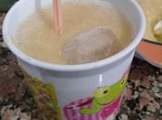 Una foto de papilla de licuado