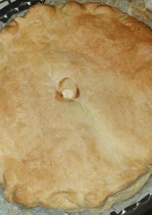 Une photo de Tourte au jambon et aux 3 fromages
