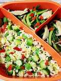 Low-Fat Meal Prep Box-01: Light Oil & Fiber Lunch