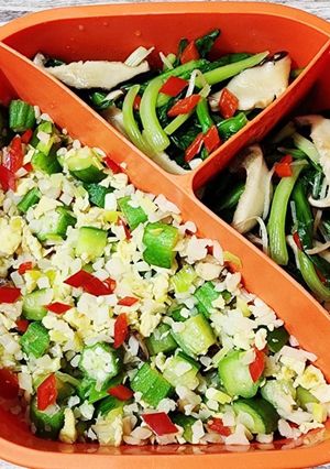 A picture of Low-Fat Meal Prep Box-01: Light Oil & Fiber Lunch.