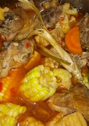 Foto resep TomYum Ayam Sayur #berburucelemekemas #resolusi2019