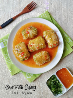 Foto resep Sawi Putih Gulung Isi Ayam