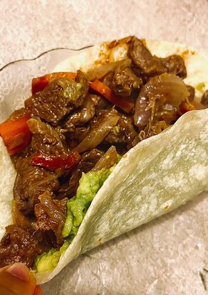 Una foto de Tacos de carne 🌮