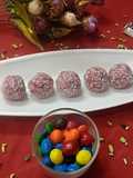 Beetroot & coconut laddoo