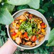Thịt chiên sốt chua ngọt