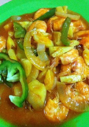 Foto resep Udang asam manis syedaap