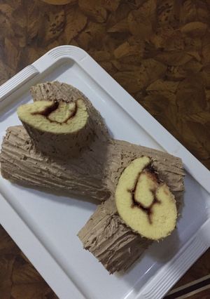صورة لوصفة كيكة الجذع