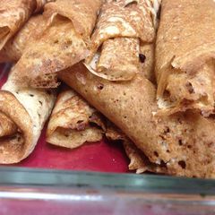 A picture of My Hungarian Aquafaba Crepes / Palacsinta.