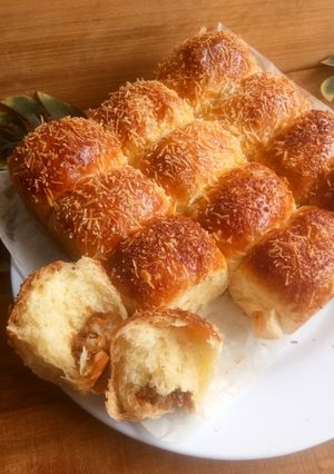 Foto resep Roti Sobek Isi Keju Palm Sugar