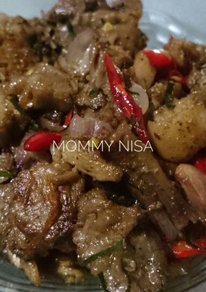 Foto resep Tumis sapi bawang
