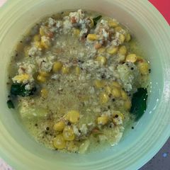 A picture of Chow chow chana dal.