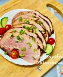 Pork in cranberry glaze