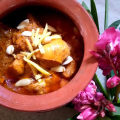 Chicken badami korma A picture of Chicken badami korma.