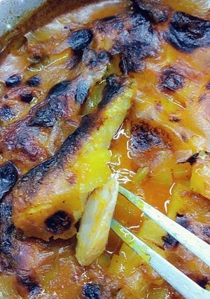 صورة لوصفة دبابيس بالصوص الابيض والبطاطس🍗🍗🍗