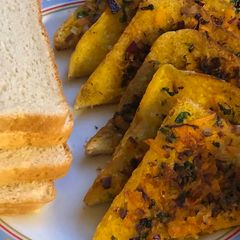 Bread Masala Toast A picture of Bread Masala Toast.