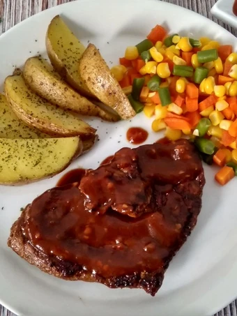 Cara Gampang Membuat Resep Beef Steak Saus Bbq yang Bikin Ngiler Anti Ribet, Mantap Sekali