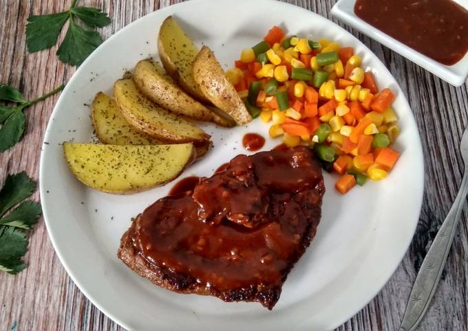 Bagaimana Membuat Beef Steak Saus Bbq yang Menggugah Selera