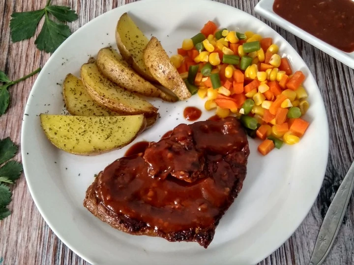 Cara Gampang Membuat Resep Beef Steak Saus Bbq yang Bikin Ngiler Anti Ribet, Mantap Sekali