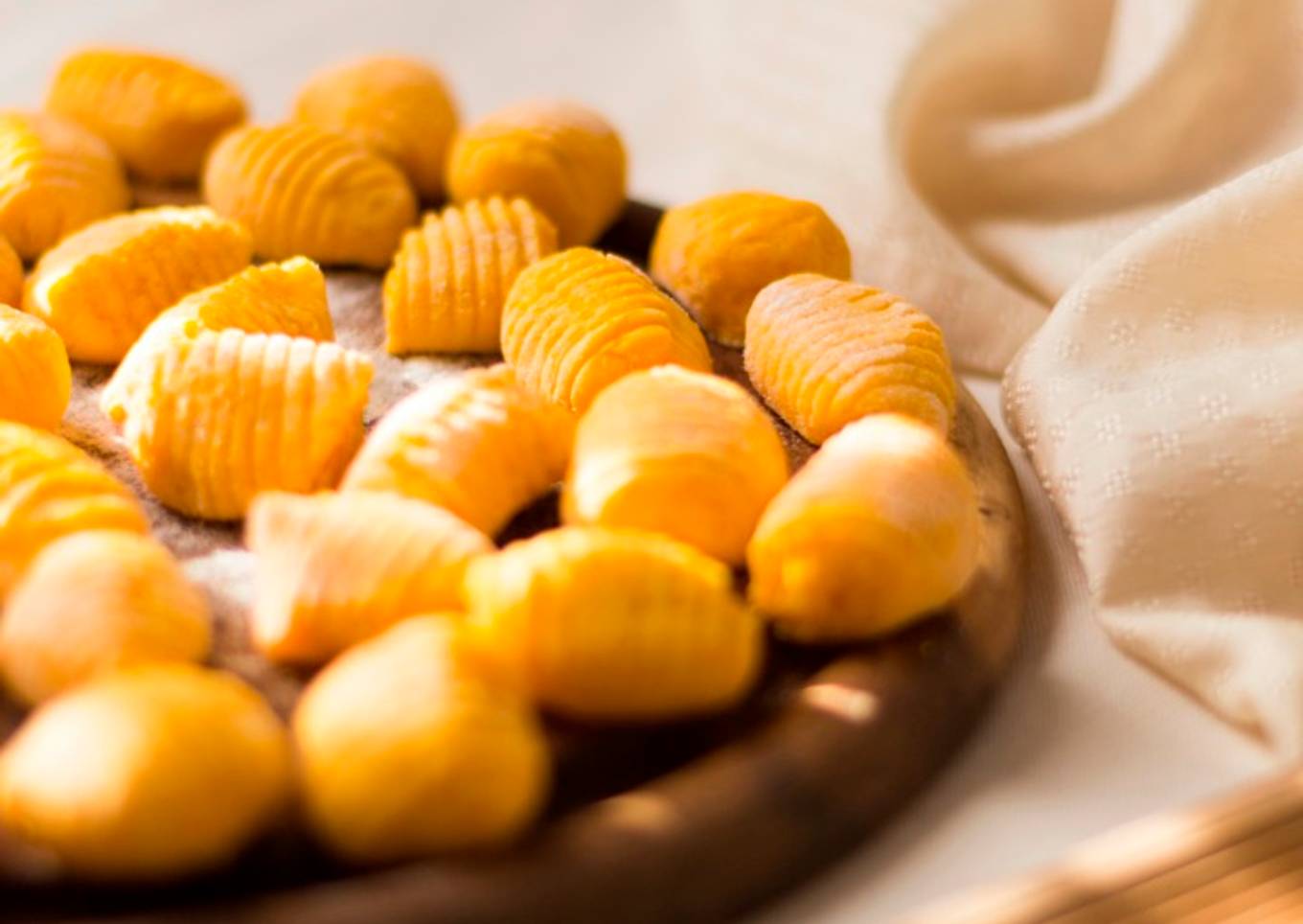 Ñoquis de calabaza sin gluten