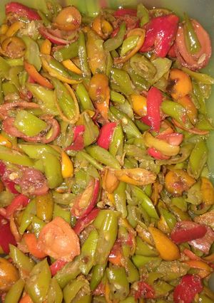 Foto resep Oseng buncis kulit melinjo