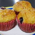 Muffins de arándanos