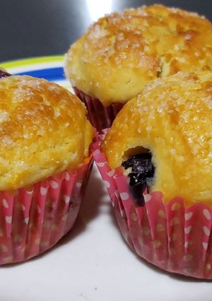 Una foto de Muffins de arándanos