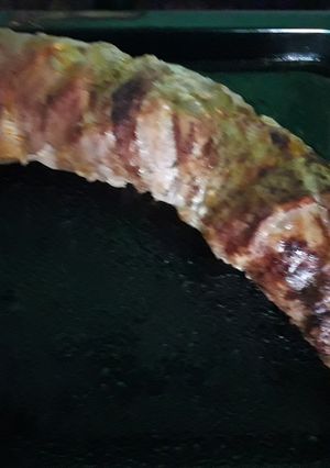 Una foto de Lomito de cerdo relleno sencillo