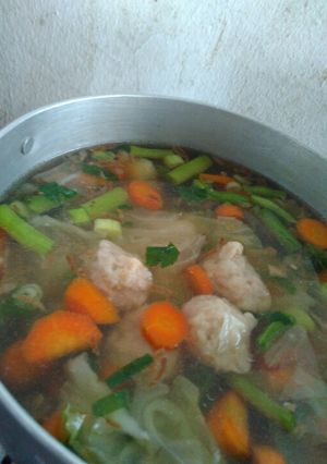 Foto resep Sop bakso ayam