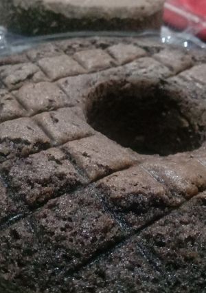 Foto resep Bolu panggang ketan item