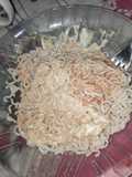Tallarines Ramen con salsa