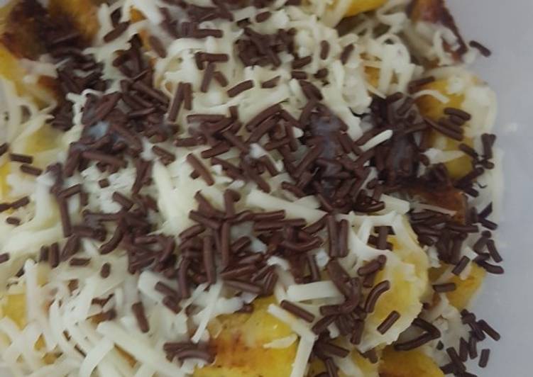 Pisang coklat keju