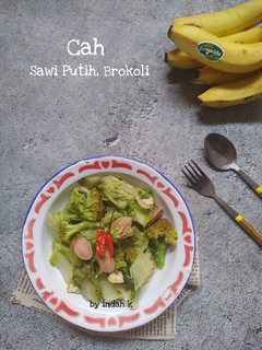 Foto resep Cah Sawi Putih, Brokoli