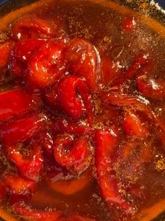 Una foto de Pimiento caramelizado