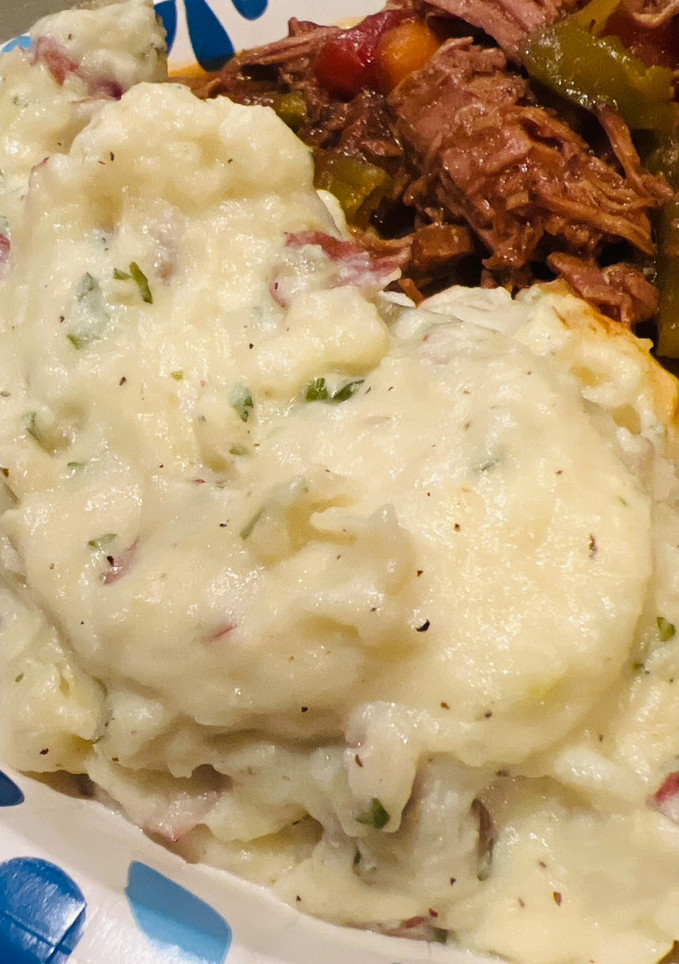 A picture of Red Mashed Potatoes.