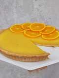 Orange pie vegano sin azúcar, apto para diabéticos