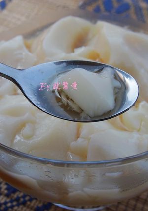 自製豆花(吉利丁片版) 的食譜成品照片